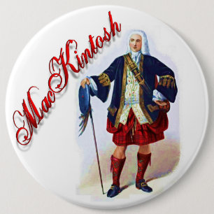 Badge Rond 15,2 Cm Bouton Clan MacKintosh Scottish Dream