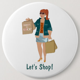 Badge Rond 15,2 Cm Bouton colossal de DHG