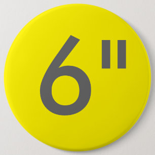 Badge Rond 15,2 Cm Bouton d'arrondi géant de 6 po sur impression per