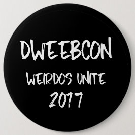 Badge Rond 15,2 Cm Bouton de Dweebcon