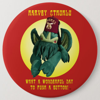 Badge Rond 15,2 Cm Bouton de Harvey Cthuhlu