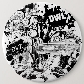 Badge Rond 15,2 Cm Bouton de MONSTOR DWL