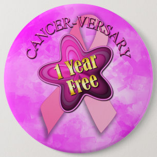 Badge Rond 15,2 Cm Bouton de Pinback pour cancéreux heureux