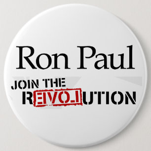 Badge Rond 15,2 Cm Bouton de Ron Paul 2012