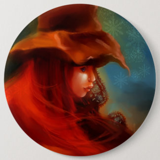 Badge Rond 15,2 Cm Bouton de sorcière