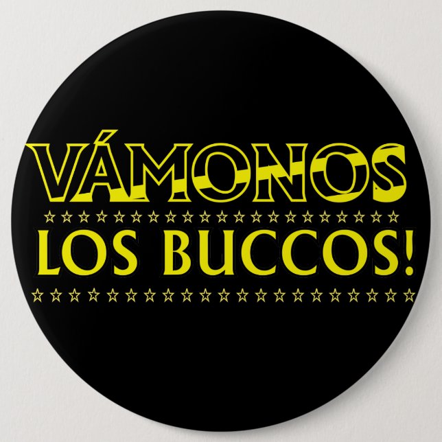 Badge Rond 15,2 Cm Bouton de visibilité directe Buccos de Vamonos (Devant)