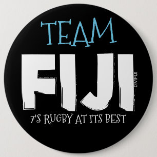 Badge Rond 15,2 Cm Bouton des FIDJI d'ÉQUIPE
