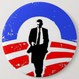 Badge Rond 15,2 Cm Bouton d'Obama 2012