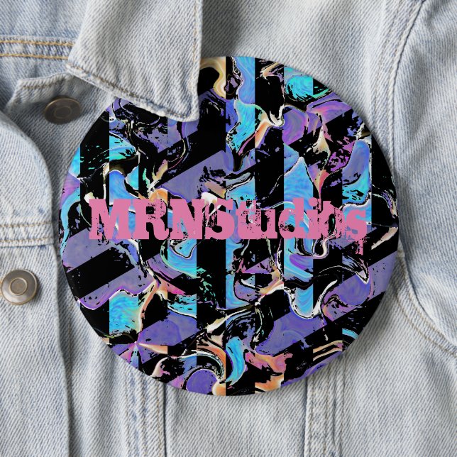 Badge Rond 15,2 Cm Bouton Eyesore (En situation)