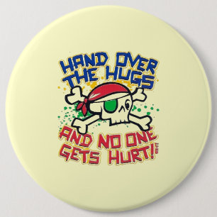 Badge Rond 15,2 Cm Bouton Hugs