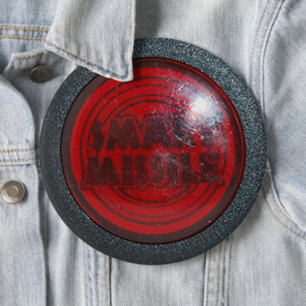 Badge Rond 15,2 Cm Bouton intelligent de missile
