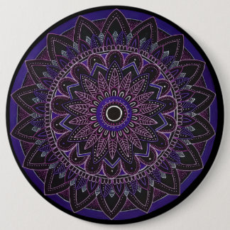 Badge Rond 15,2 Cm bouton mandala
