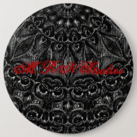 Bouton Mandala au charbon