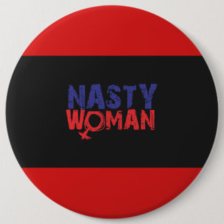 Badge Rond 15,2 Cm Bouton méchant de femme