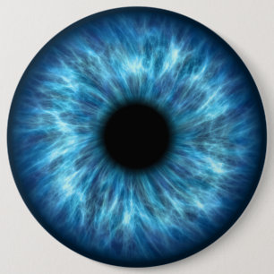 Badge Rond 15,2 Cm Bouton Oeil 1