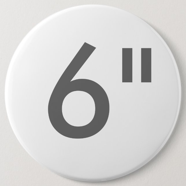 Badge Rond 15,2 Cm Bouton rond colossal personnalisé 6 pouces Modèle  (Devant)