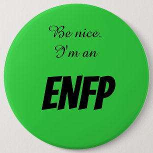 Badge Rond 15,2 Cm Bouton rond ENFP