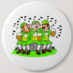 Badge Rond 15,2 Cm Bouton Saint Patrick
