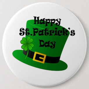 Badge Rond 15,2 Cm Bouton Saint Patrick's Day