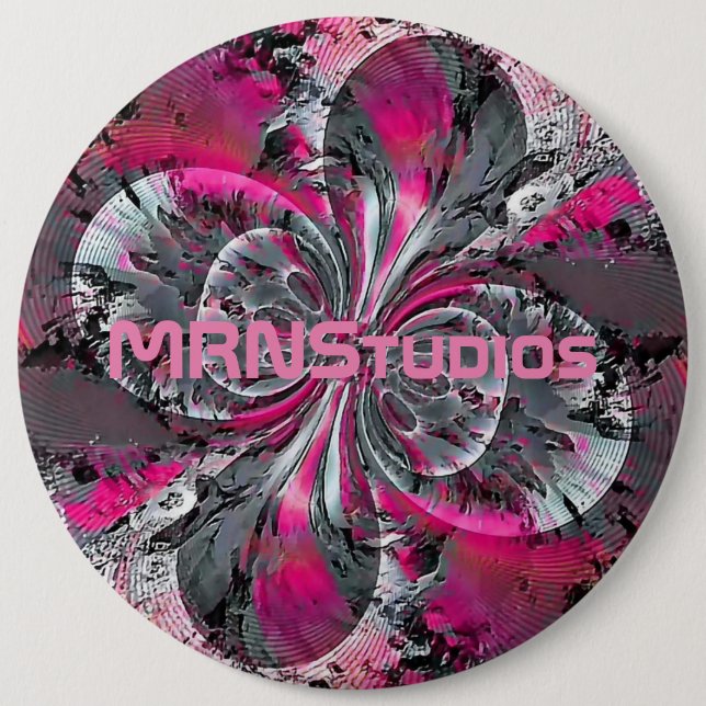 Badge Rond 15,2 Cm Bouton Signaux mixtes (Devant)