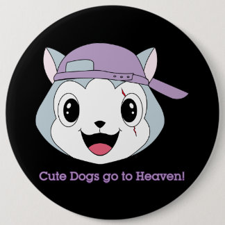 Badge Rond 15,2 Cm Bouton supérieur de Dog™