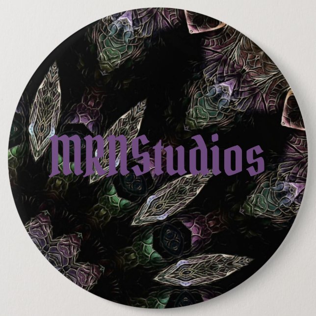 Badge Rond 15,2 Cm Bouton Theo (Devant)