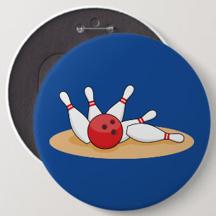 Badge Rond 15,2 Cm Bowling Ball Stritles