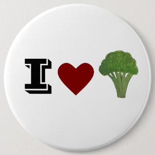 Badge Rond 15,2 Cm Brocoli badge, broche