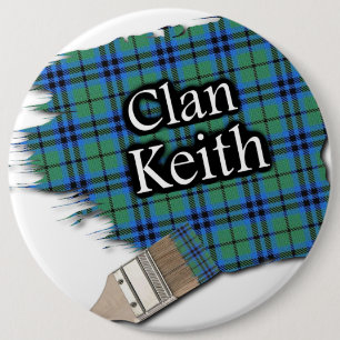 Badge Rond 15,2 Cm Brosse à peinture Clan Keith Tartan