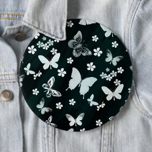 Badge Rond 15,2 Cm Butterfly Pattern 14