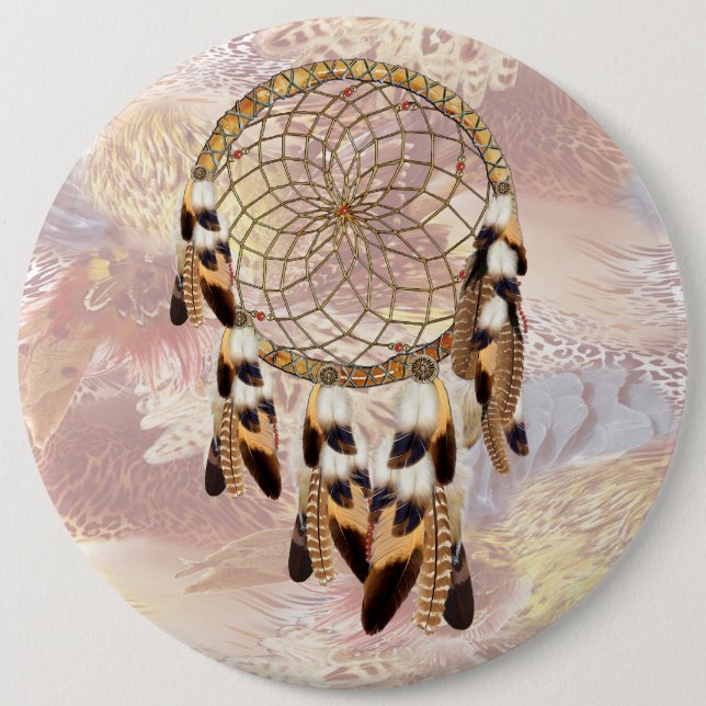 Badge Rond 15,2 Cm Cadeaux attrape-rêves (Devant)