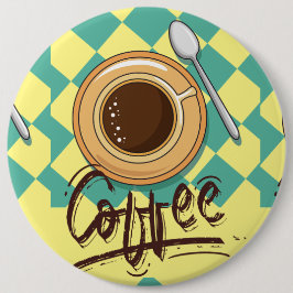 Badge Rond 15,2 Cm café