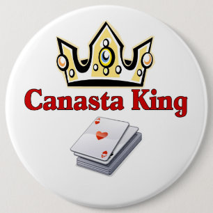 Badge Rond 15,2 Cm Canasta King