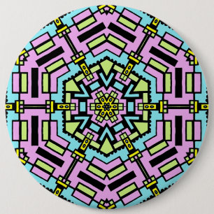 Badge Rond 15,2 Cm Cartoon Kaleidoscope - Colossal