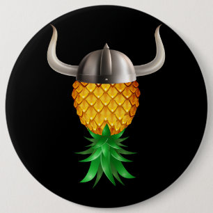 Badge Rond 15,2 Cm Casquette viking King