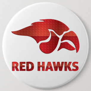 Badge Rond 15,2 Cm Cedar Springs Red Hawks #5
