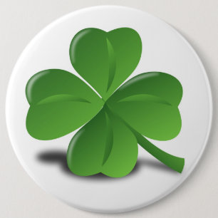 BADGE ROND 15,2 CM CHANCE DES IRLANDAIS