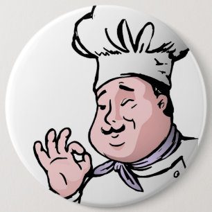 BADGE ROND 15,2 CM CHEF GOURMET