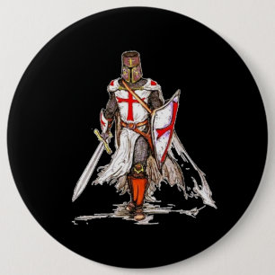 Badge Rond 15,2 Cm Chevalier modèle