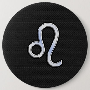Badge Rond 15,2 Cm Chrome moderne comme Leo Connexion peau de serpent