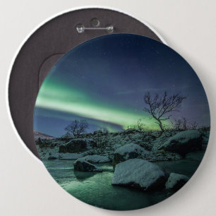 Badge Rond 15,2 Cm Ciel des auréoles nordiques
