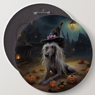 Badge Rond 15,2 Cm Citrouilles chinois arrêtés Halloween effrayant