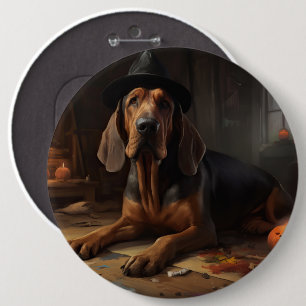 Badge Rond 15,2 Cm Citrouilles de Bloodhound Halloween effrayant
