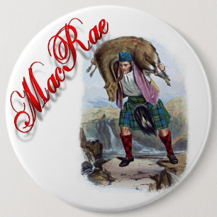 Badge Rond 15,2 Cm Clan MacRae Scottish Dream Button