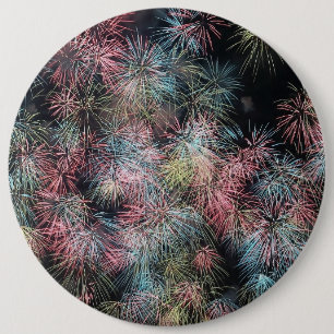 Badge Rond 15,2 Cm Colorful Firework.
