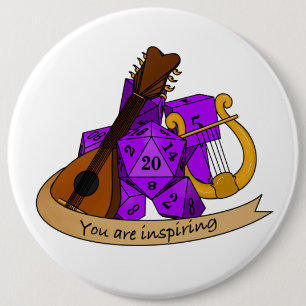 Badge Rond 15,2 Cm Conception des dés de série