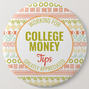 Badge Rond 15,2 Cm Conseils d'art en ligne colorés appréciés   Financ