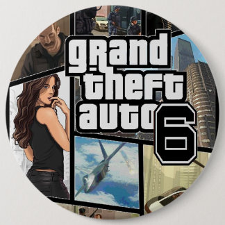 Badge Rond 15,2 Cm Console de commande Heist Next-Gen
