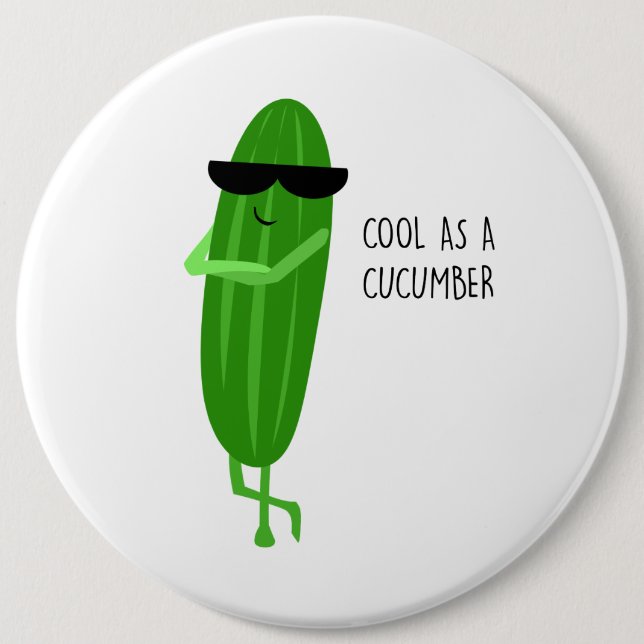 BADGE ROND 15,2 CM COOL EN CUMBRE (Devant)