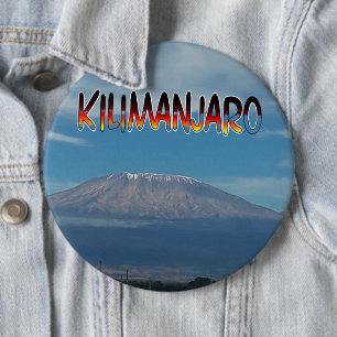 Badge Rond 15,2 Cm Cool Populaire Marchable Monté Kilimanjaro